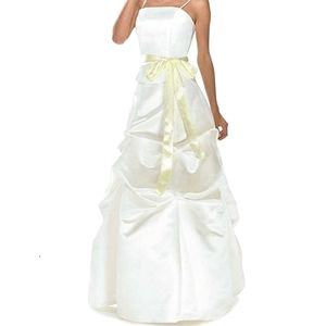 Alexia Designs 2 pc Ivory Satin Formal 12 NWT